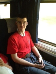 Ryan on Train - Wide awake