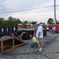 6 Setting up the Ramp for Popcorn Festival Community Service Project Trash Collection 2012