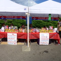 Troop 42 Booth at the Popcorn Festival - selling Scout Popcorn 2012